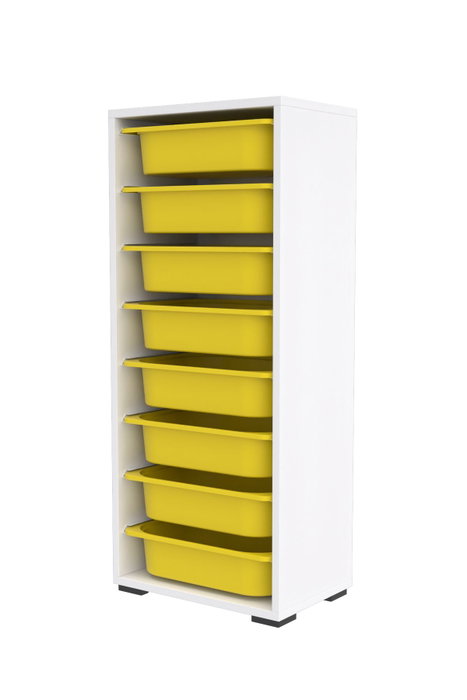 Hanah Home Armario Multiusos Blanco y Amarillo Hanah Home Armario Multiusos Blanco y Amarillo